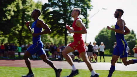 men's running race