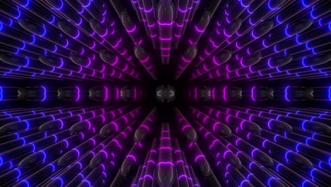 abstract glowing neon tube visuals