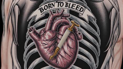 born to bleed tattoo design