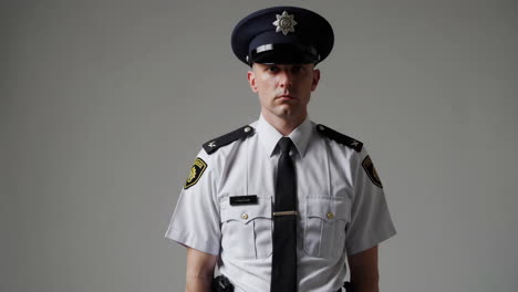 police officer portrait