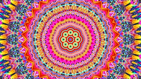 beautiful abstract kaleidoscope that shines, a radiant light that regulates the subtle movements