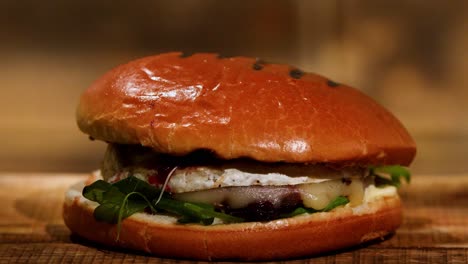 gourmet camembert burger