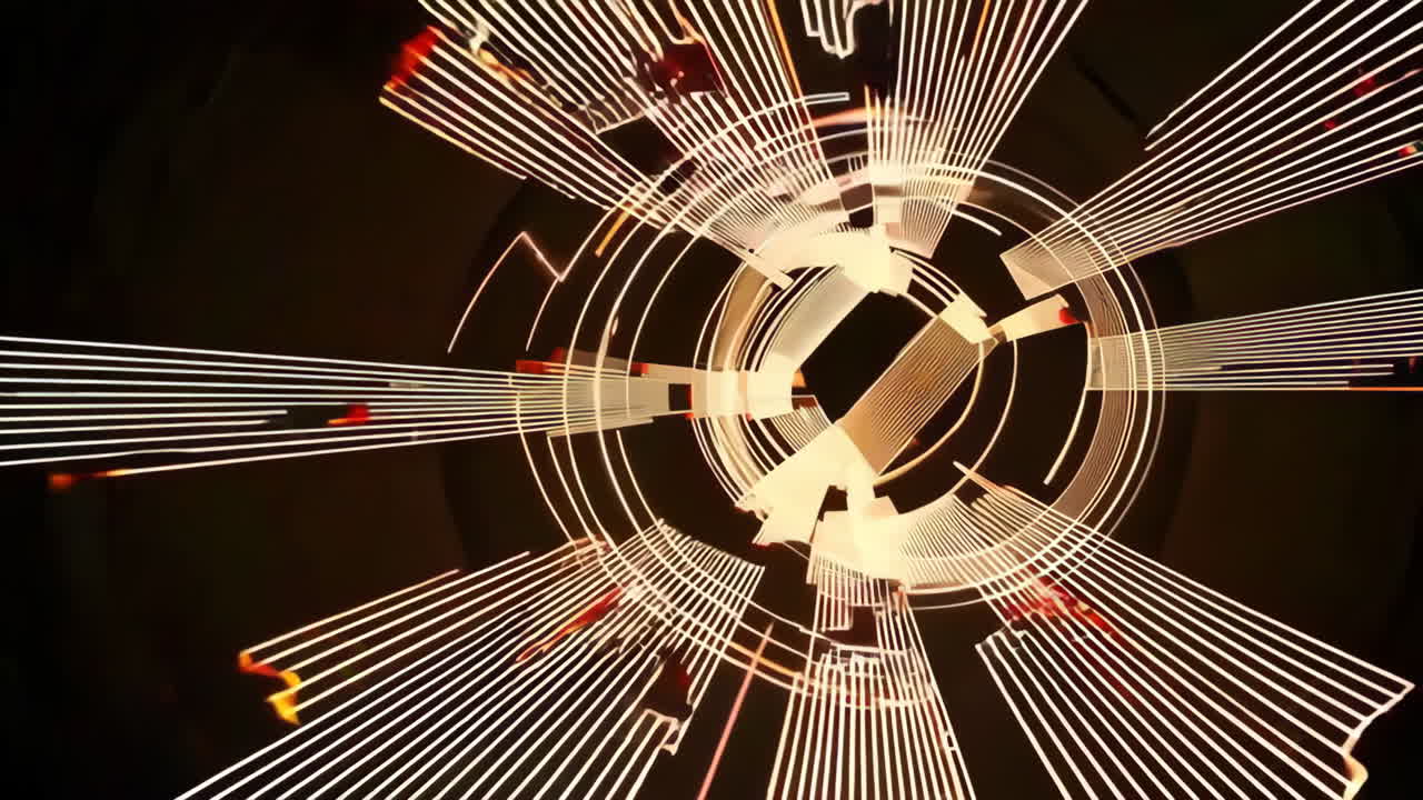 추상적인 터널 예술