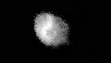 abstract explosion of white substance