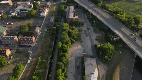 drone disparó sobre almacén y ciudad 60fps