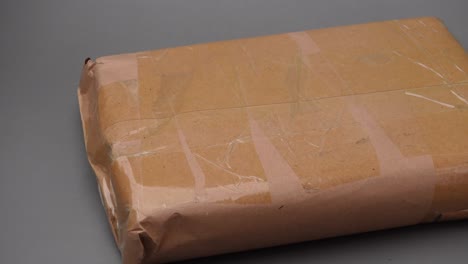 brown cardboard box package