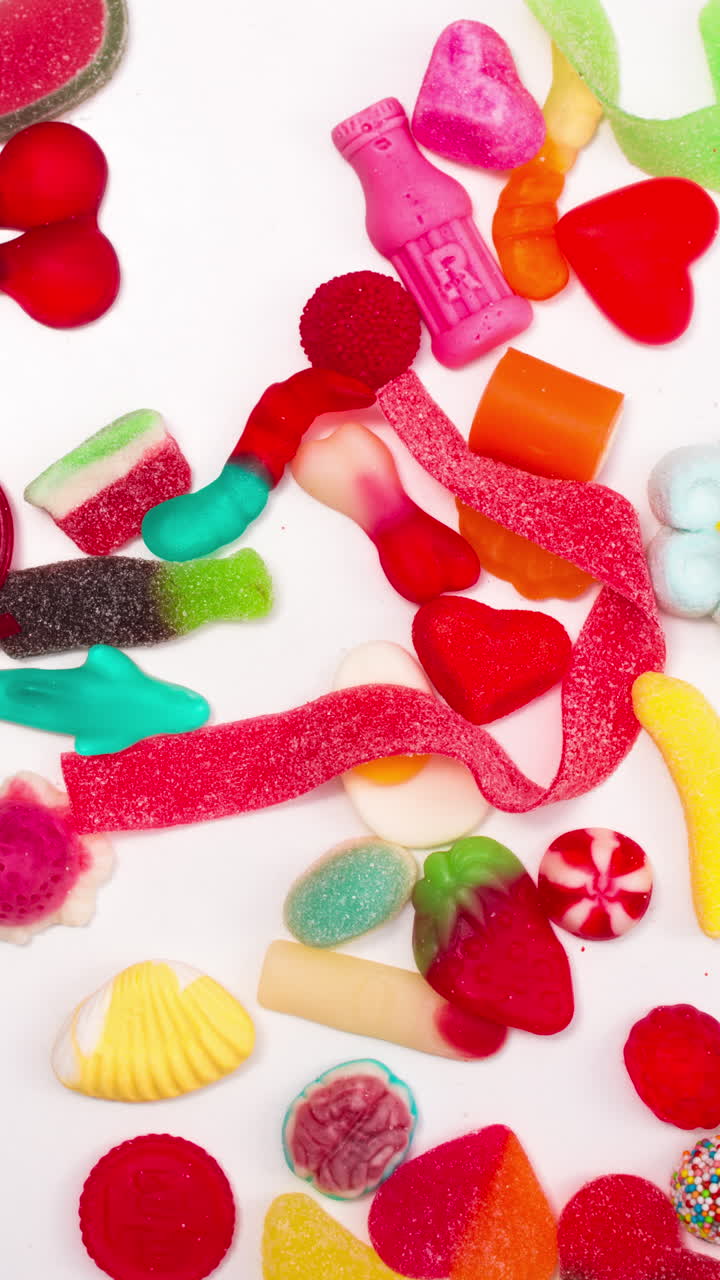 dulces y dulces en vertical