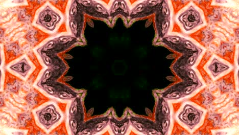 movimiento de fondo de kaleidoscopio abstractamente colorido