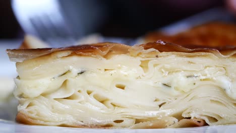 close-up of turkish pastries