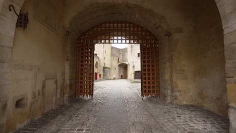 The-medieval-gate-opens-to-the-bailey-in-this-castle-which-dates-back-more-than-seven-centuries