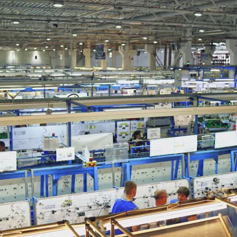 view inside of wire factory