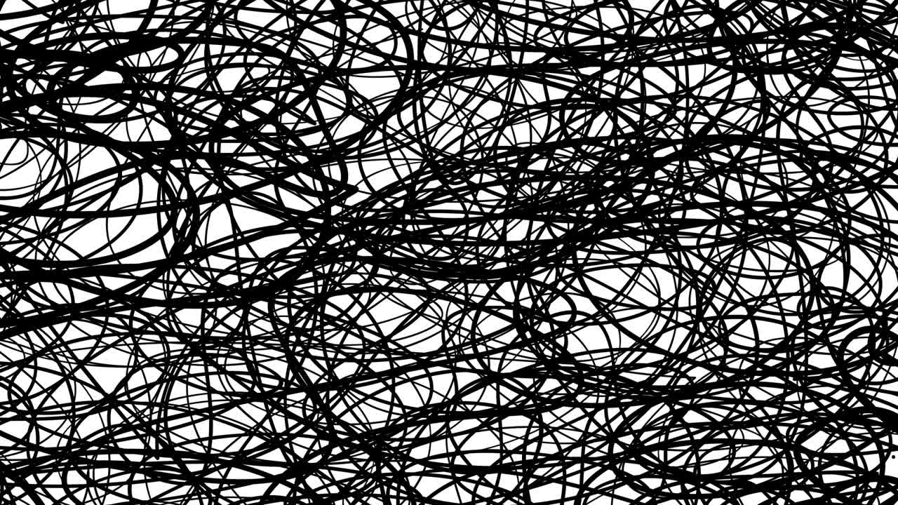 Animated stop motion scribbly scratched noise texture background and overlay, 4K infinite loop stock video