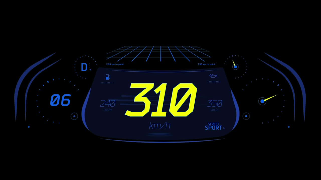 Interfaccia utente HUD retrò
