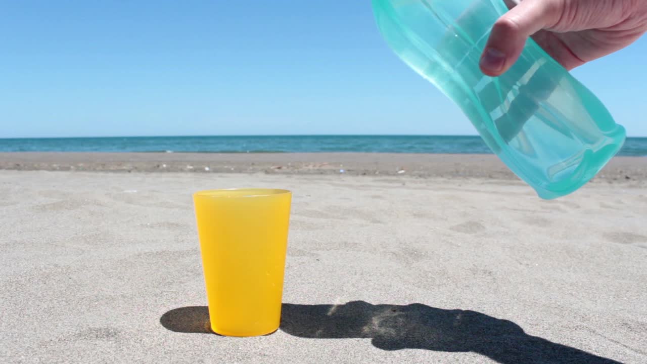 여름 스타일 해변과 물 2