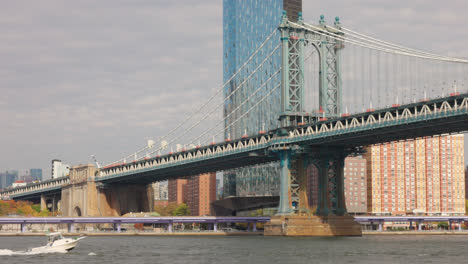 new york manhattan bridge from dumbo brooklyn