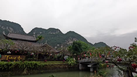 time-lapse of a picturesque mountainous area