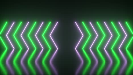 fondo de patrón geométrico de luz de neón