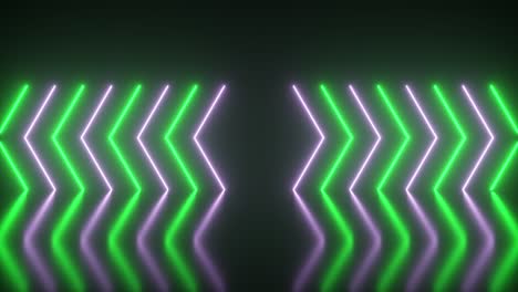 neon light geometric pattern background