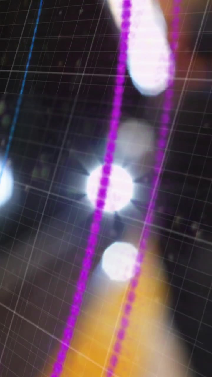 Animation of scope scanning and shapes over diverse people at station