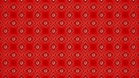 abstract changing mosaic in red