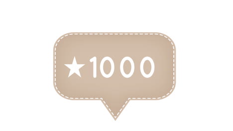 Increasing number of favorites on social media 4k