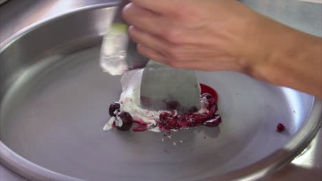 hacer helado de cereza casero