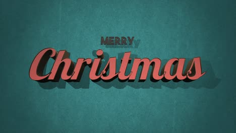 Texto-Retro-De-Feliz-Navidad-En-Una-Textura-Grunge-Verde