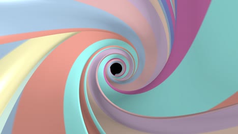 tunnel seamless loop spin animation cool abstract 4k holographic 3d render moving wallpaper.