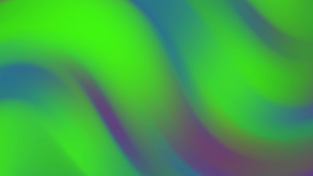 Abstract Flowing Gradient Background with Green, Blue, and Purple
