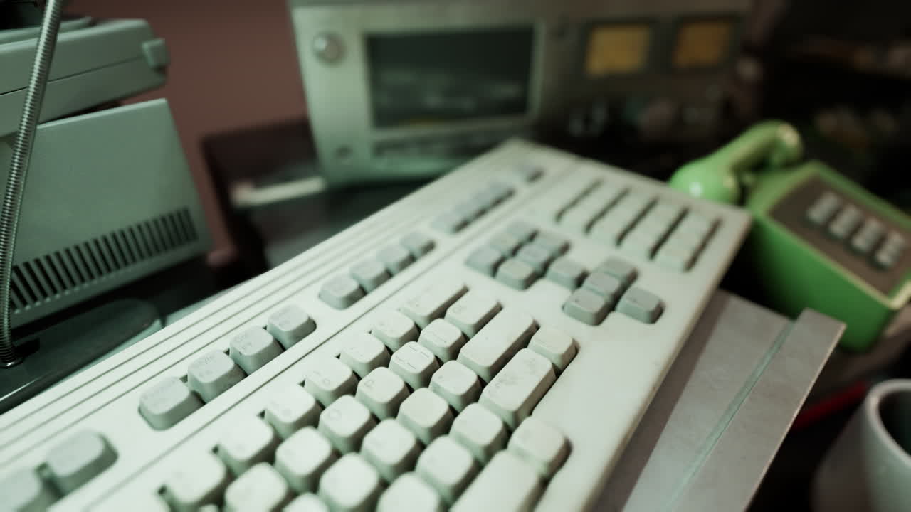 старинные ретро-компьютеры и другие устройства