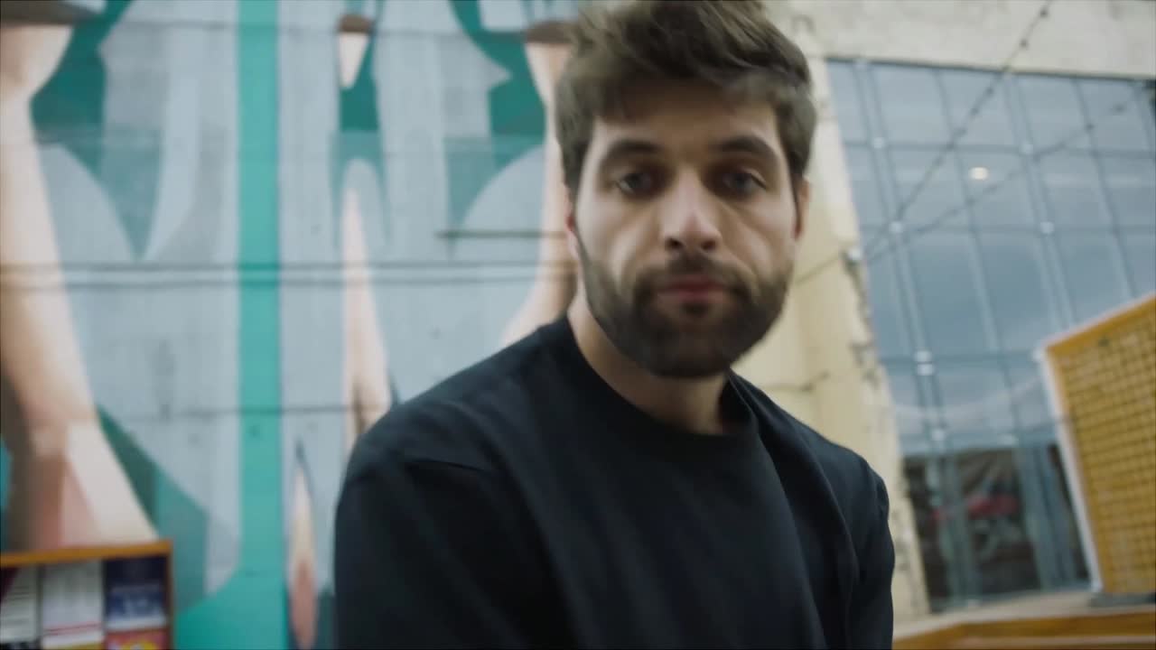 A modern video template designed for torn paper transitions content