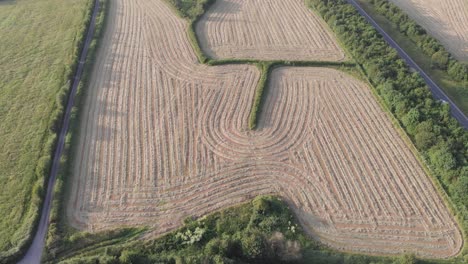 Vista-Aérea-De-Un-Campo-En-Inglaterra