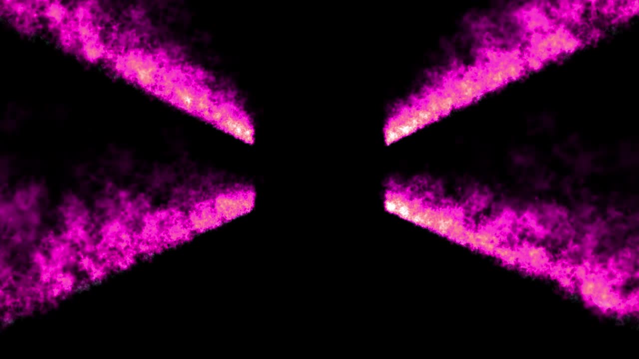 gráficos de movimiento de partículas de color de barra de línea recta de llama