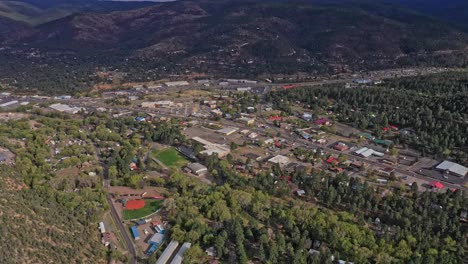 Luftaufnahme-Der-Stadt-Ruidoso-In-New-Mexico