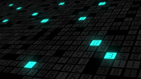 sfondo astratto con codice binario