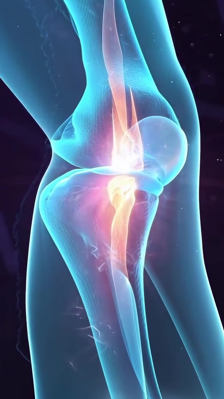 3D Animation of Human Knee Joint with Pain and Inflammation