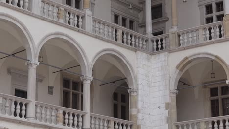 Old-buildings-in-a-historic-city-with-Wawel-Royal-Castle