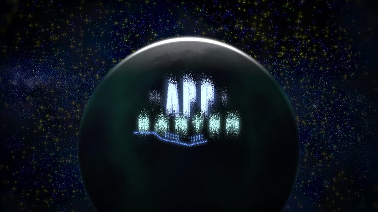 bonne pâques un œuf du ciel nocturne avec l'éclat étoilé