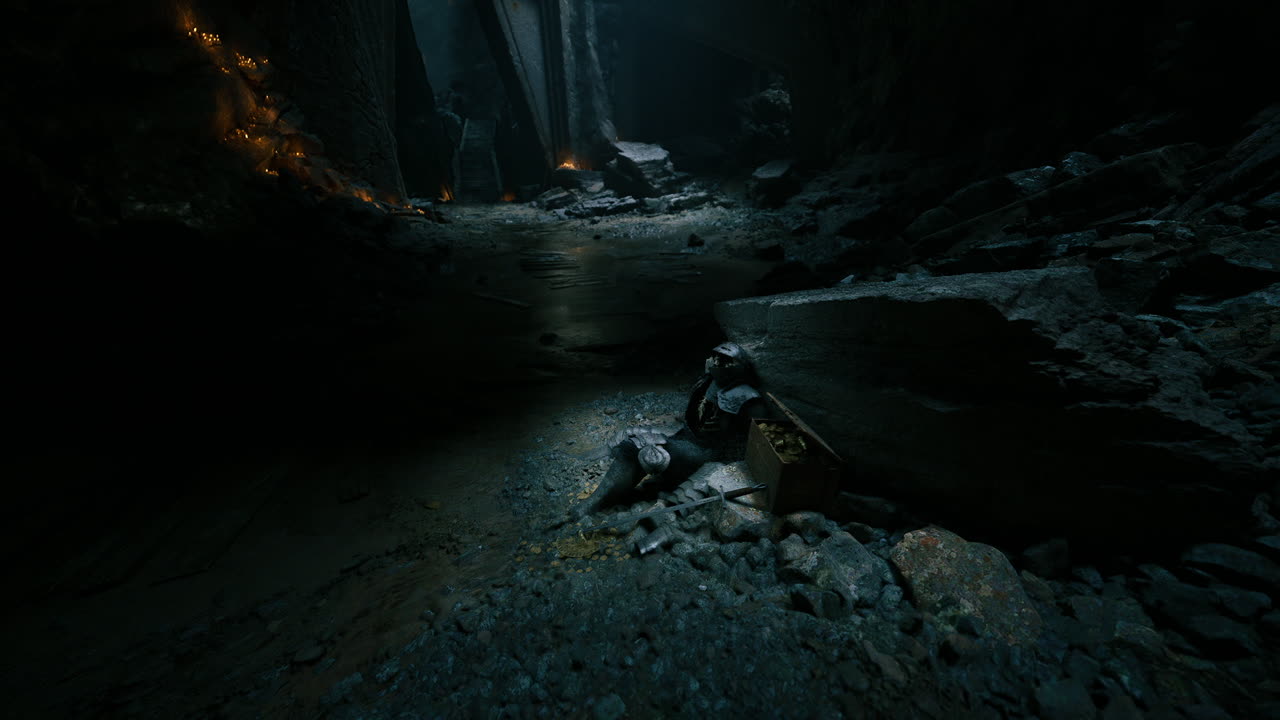 Knights remains find resting place deep within dark cave