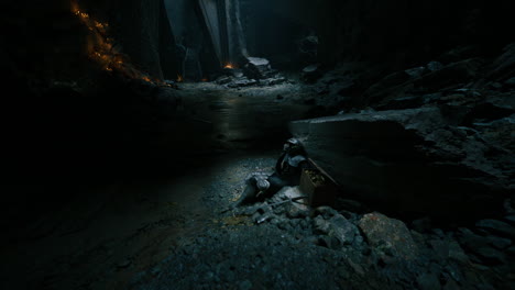 knights remains find resting place deep within dark cave