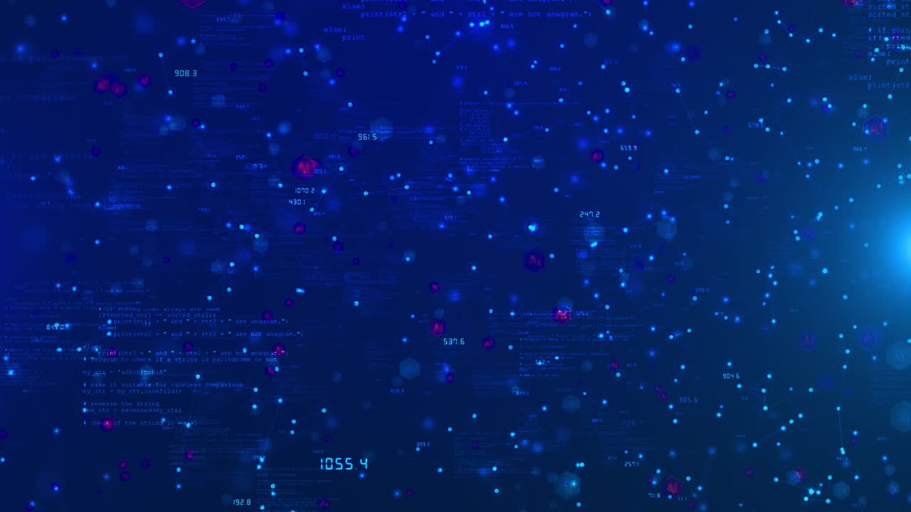 Data of crypto waves 3d wavy lines in the information code field data flow cyber concept coding