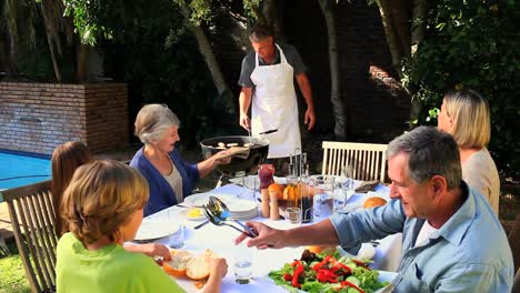 a family barbecue