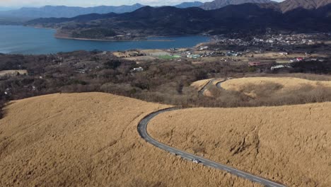 Vista-Aérea-Del-Horizonte-En-Mt.-Fuji