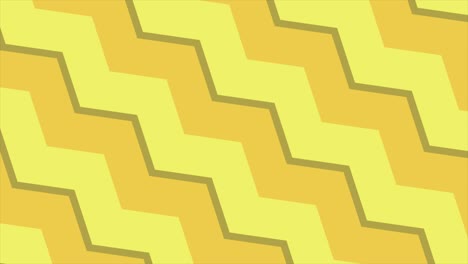 fondo de línea amarilla ondulada abstracta animación en bucle video de stock 4k