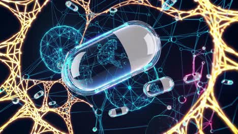 abstract medical capsule design