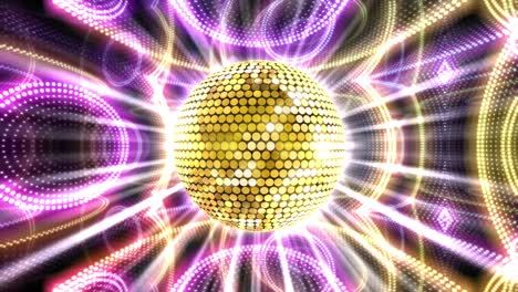 mirror ball disco lights club dance party glitter background