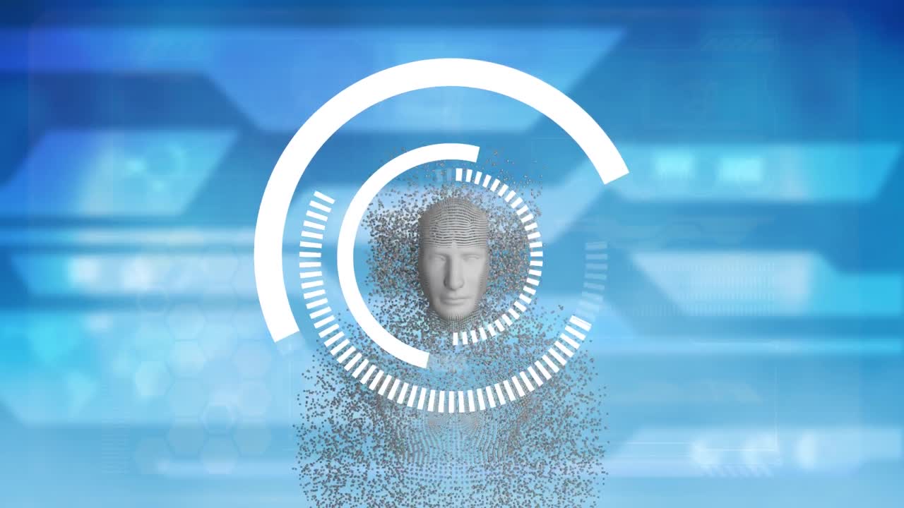 cuerpo humano en anillos giratorios