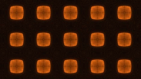 patrón de color naranja diseño gótico animación gráficos de movimiento