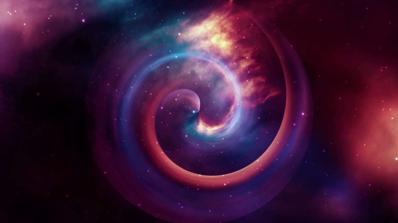 fondo de espacio abstractamente colorido