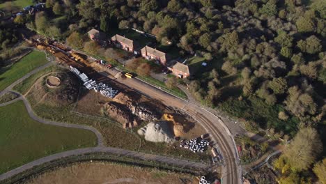 royal parade housing development canterbury new access road construction drone dolly forwards